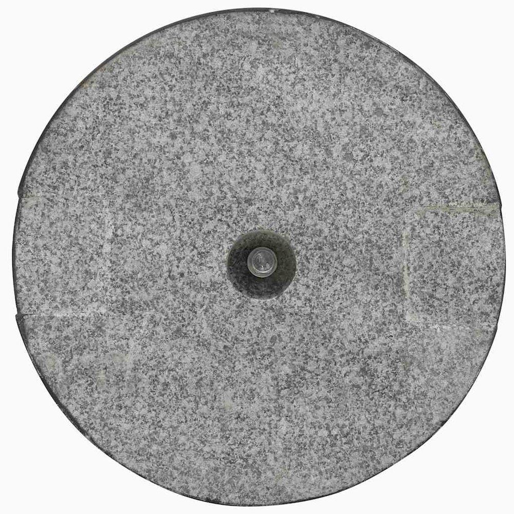 Parasol Base Black Granite and Stainless Steel 44.1 lbs. Picture 6