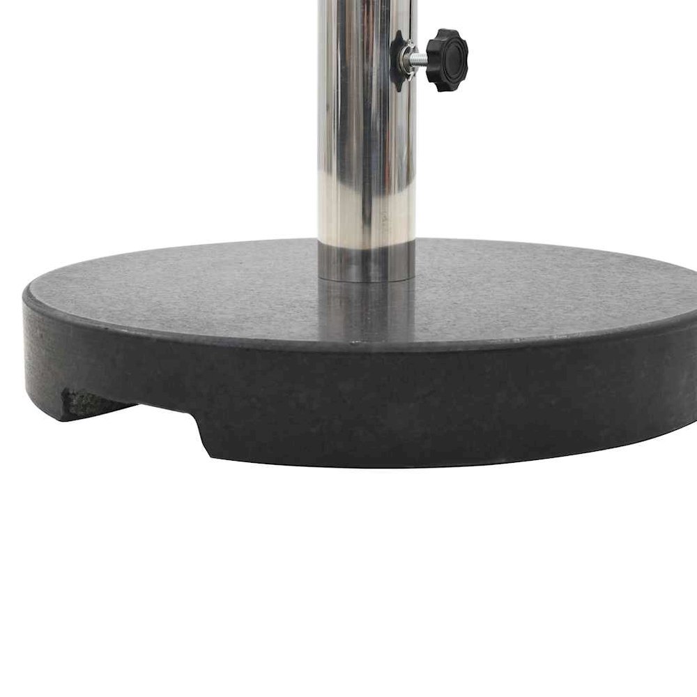 Parasol Base Black Granite and Stainless Steel 44.1 lbs. Picture 7