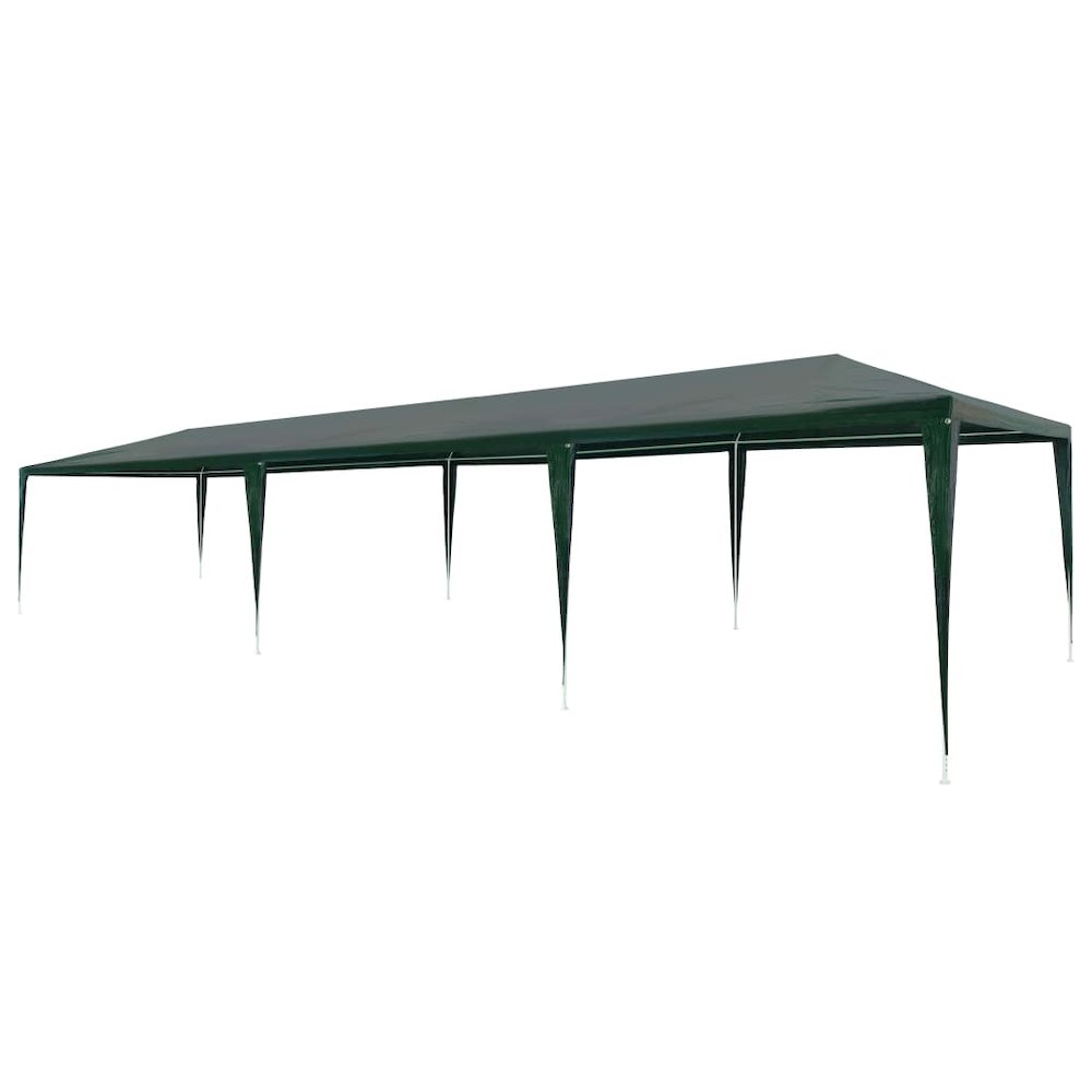 Party Tent Green Steel frame Large UV-resistant materials. Picture 1