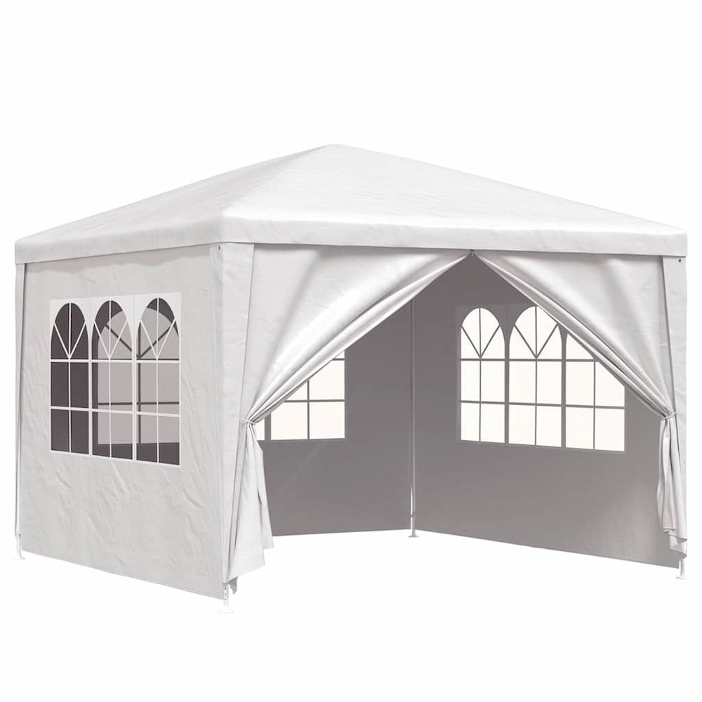 Party Tent 9'10"x9'10" White. Picture 1