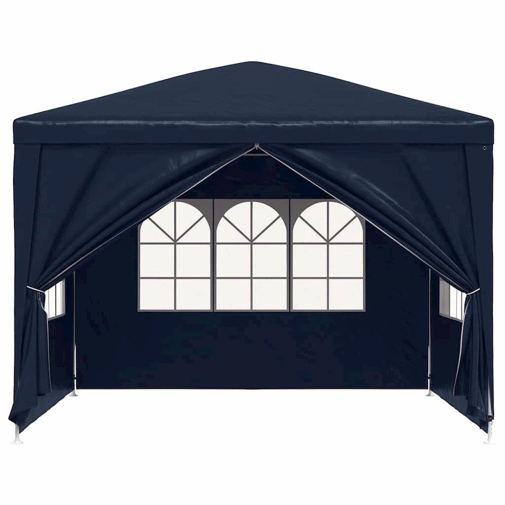Party Tent Blue Polyethylene roof and side panels. Picture 5