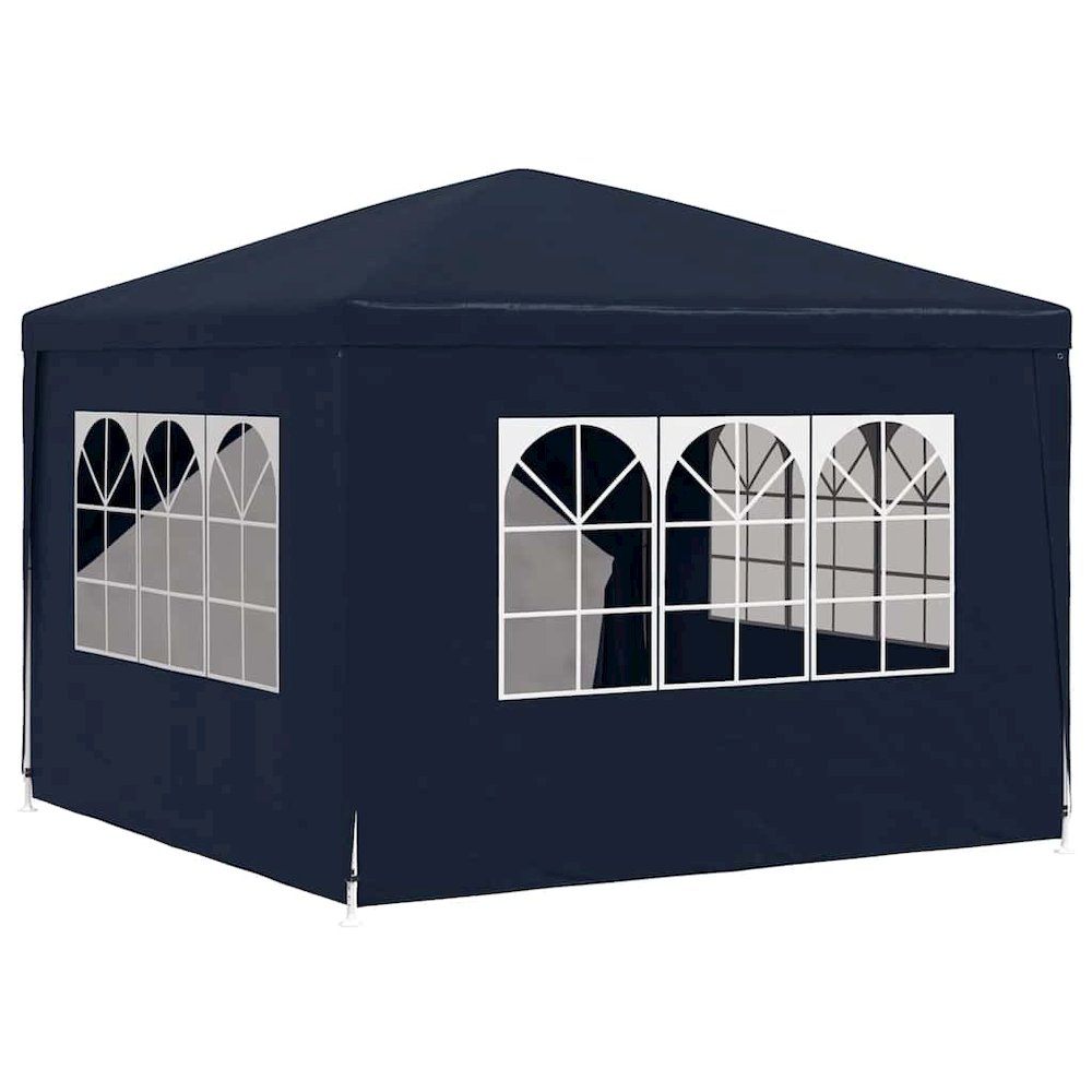 Party Tent Blue Polyethylene roof and side panels. Picture 7