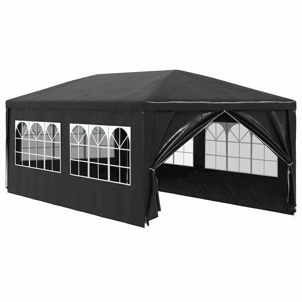 Party Tent Anthracite Polyethylene 19.7x9.8x8.4ft. Picture 1