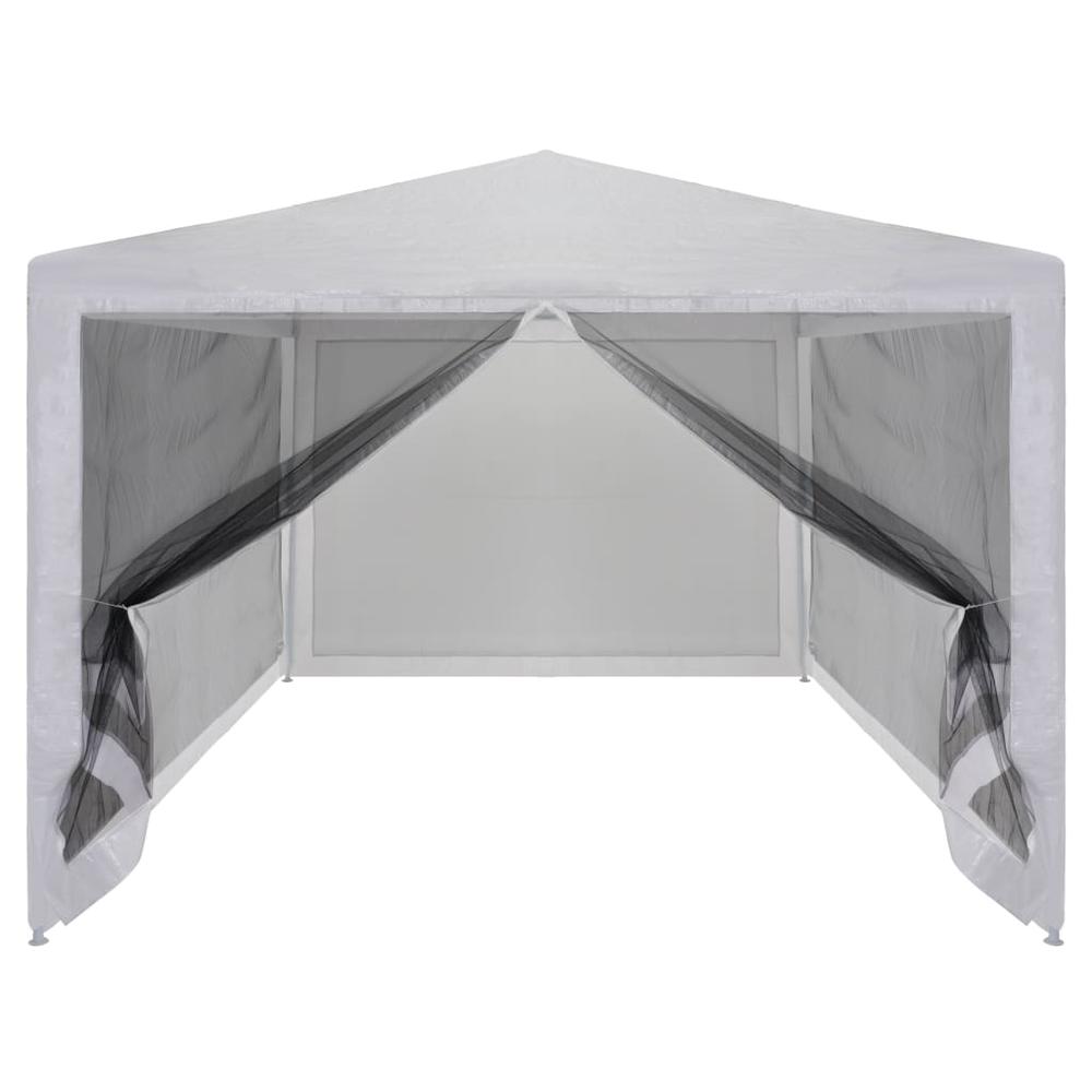 Party Tent White and black Powder-coated steel frame Large. Picture 3