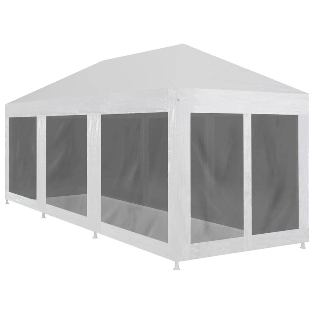 Party Tent with 8 Mesh Sidewalls 29.5' x 9.8'. Picture 1