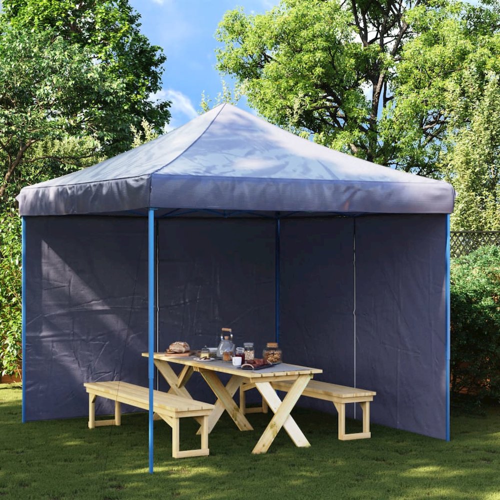 Party Tent Sidewall Blue 100% PE 118.1 x 76.8 in. Picture 1