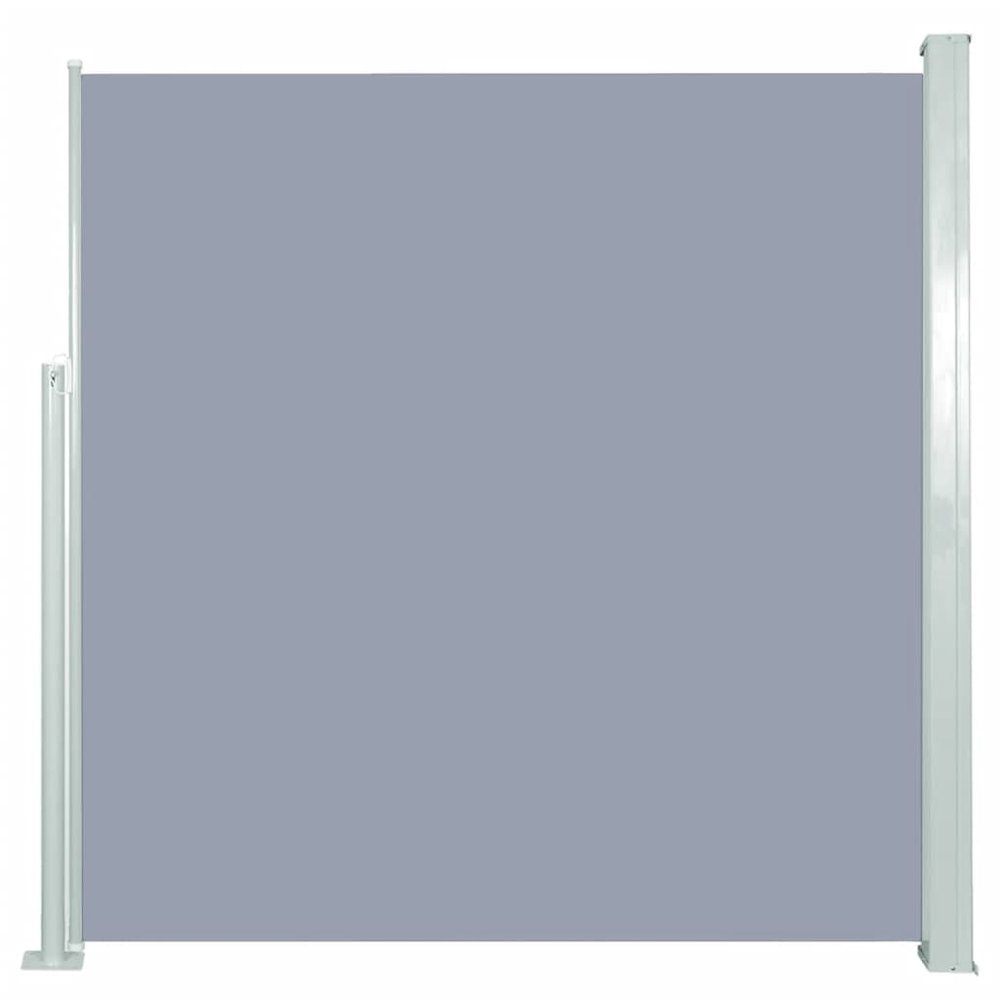 Side Awning Green grey 100% Polyester fabric, Steel frame. Picture 2