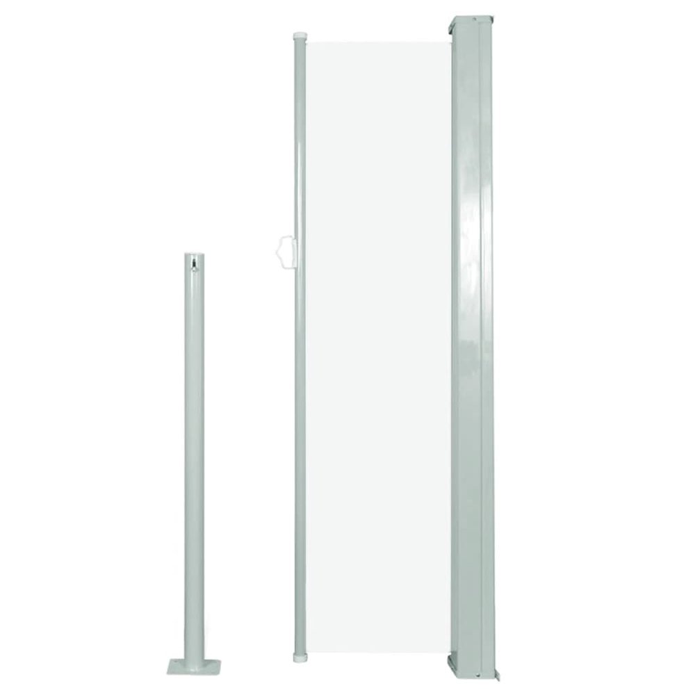 Side Awning Cream Polyester with PU coating 47.2 x 118.1 in. Picture 3
