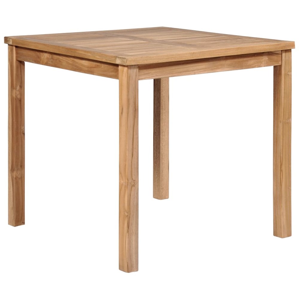 Dining Table Natural Solid Teak Wood Standard Seats Many. Picture 1