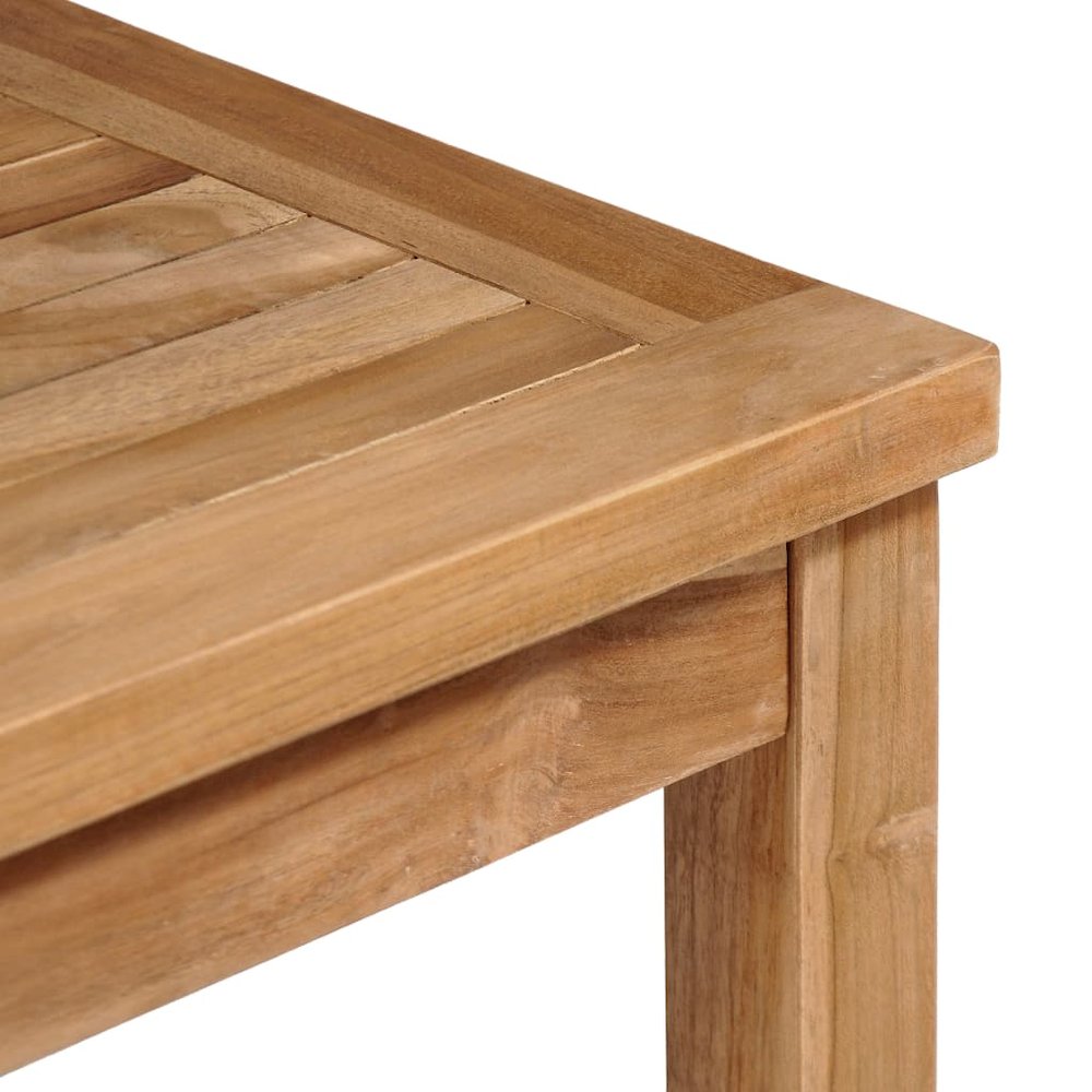Dining Table Natural Solid Teak Wood Standard Seats Many. Picture 3
