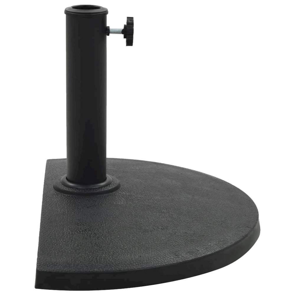 Umbrella Base Black Polyresin Standard Decorative Inlays. Picture 2