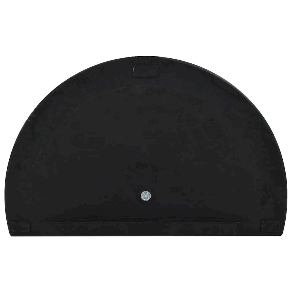 Parasol Base Black Polyresin Standard Heavy Weight Support. Picture 5