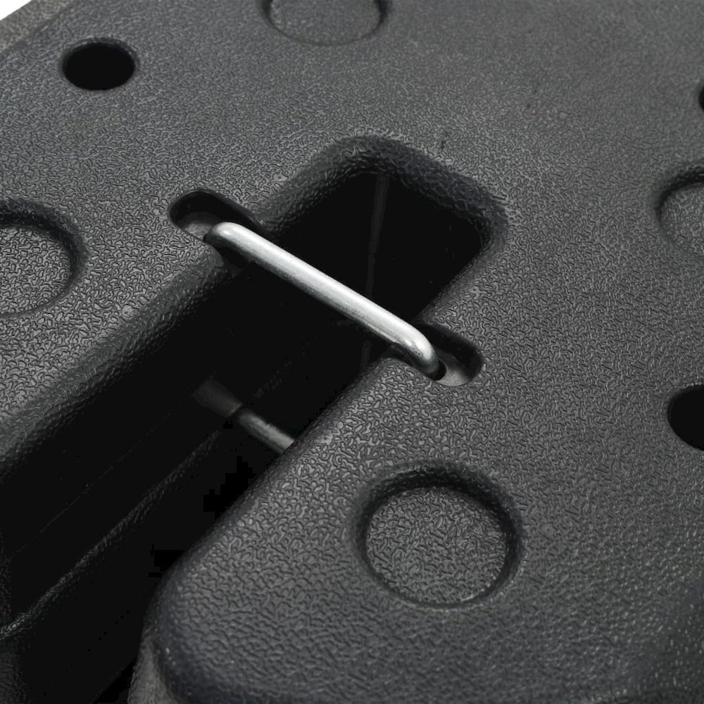 Gazebo Weight Plate Black Concrete with plastic cover Small. Picture 5