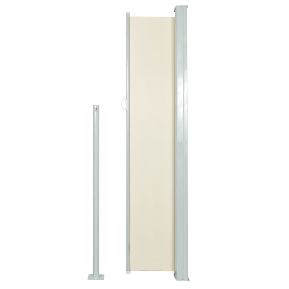 Side Awning Cream 100% polyester fabric with PU coating, Steel frame. Picture 3