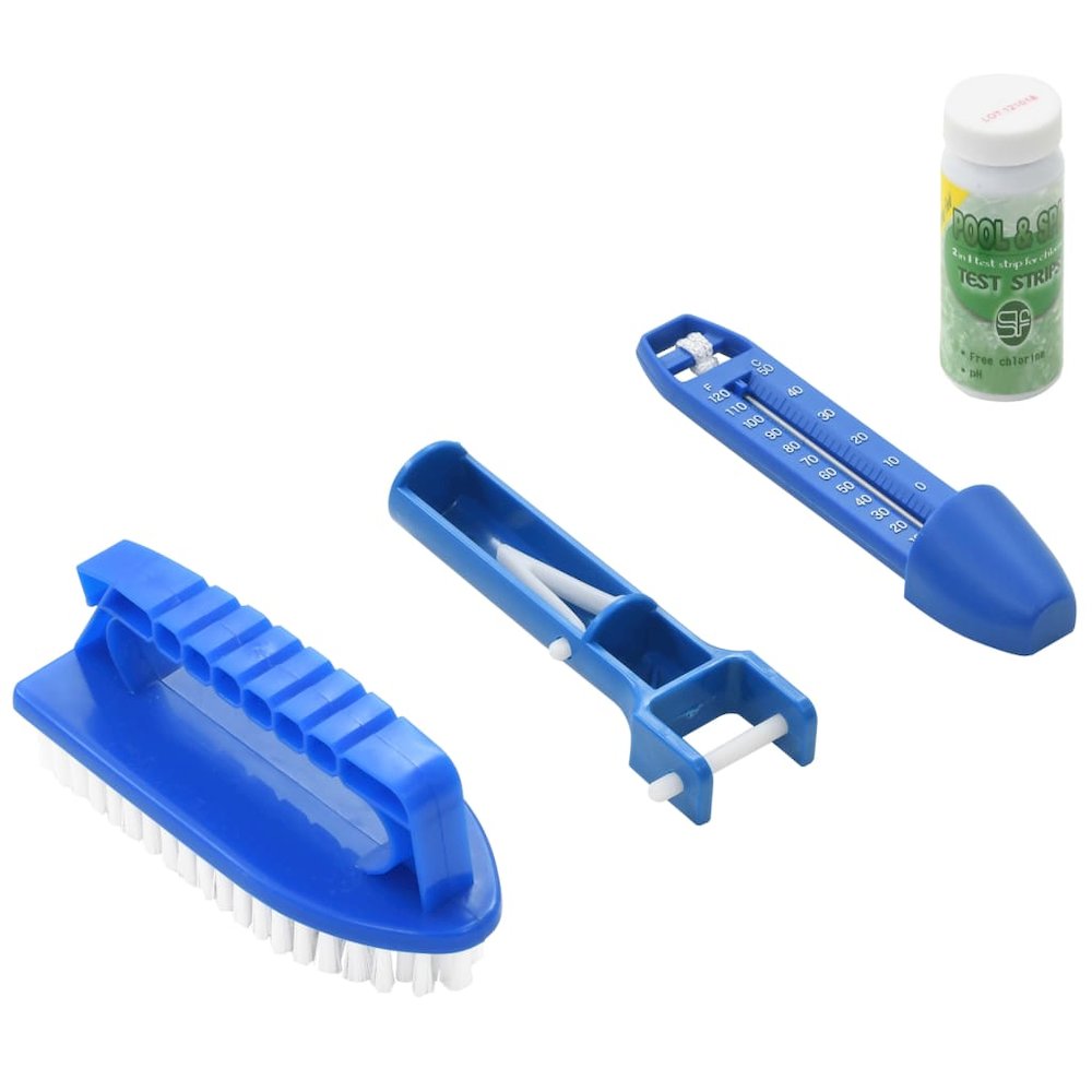 Pool Maintenance Kit White, Blue ABS, Aluminum Standard. Picture 3