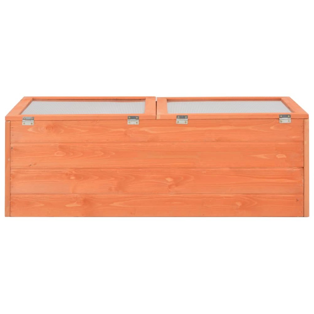Greenhouse Natural wood Wood and PC board 39.4 x 19.7 x 13.4 in. Picture 6
