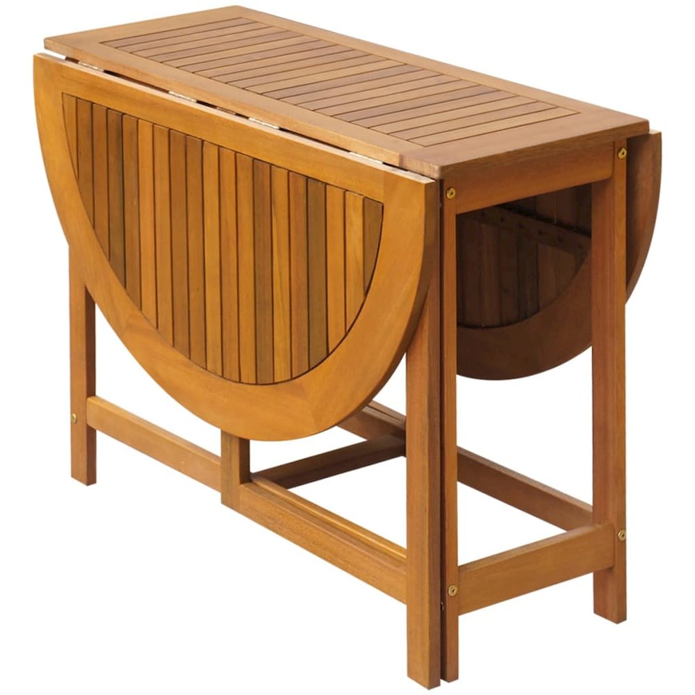 Outdoor Dining Set Natural wood Acacia wood with natural oil finish. Picture 3