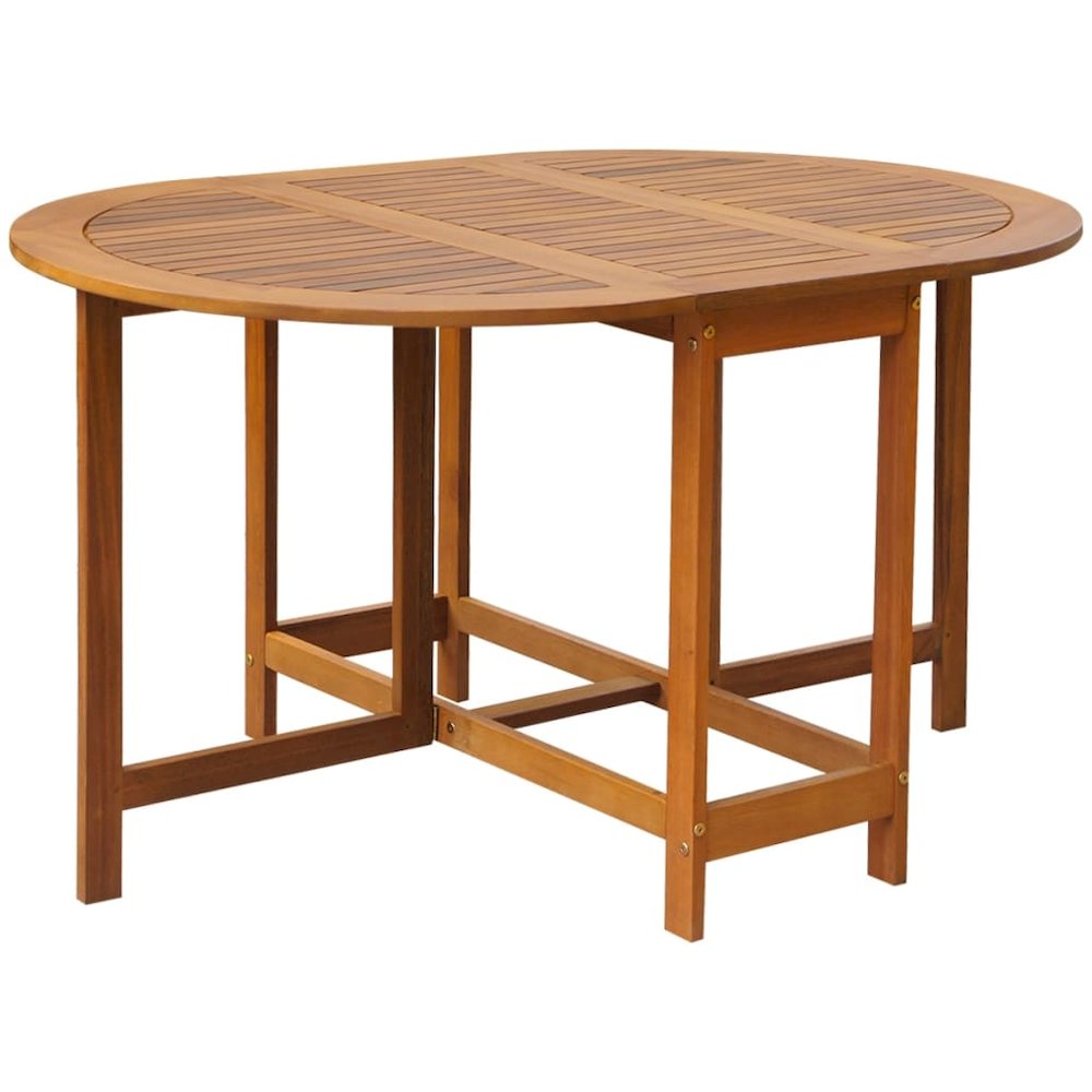 Outdoor Dining Set Natural wood Acacia wood with natural oil finish. Picture 4