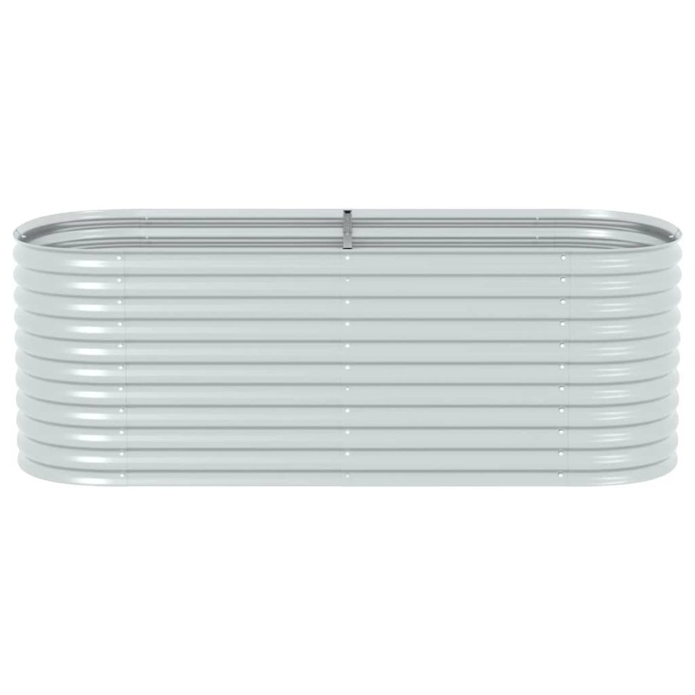 Garden Raised Bed Silver Galvanized steel Large Durable. Picture 5
