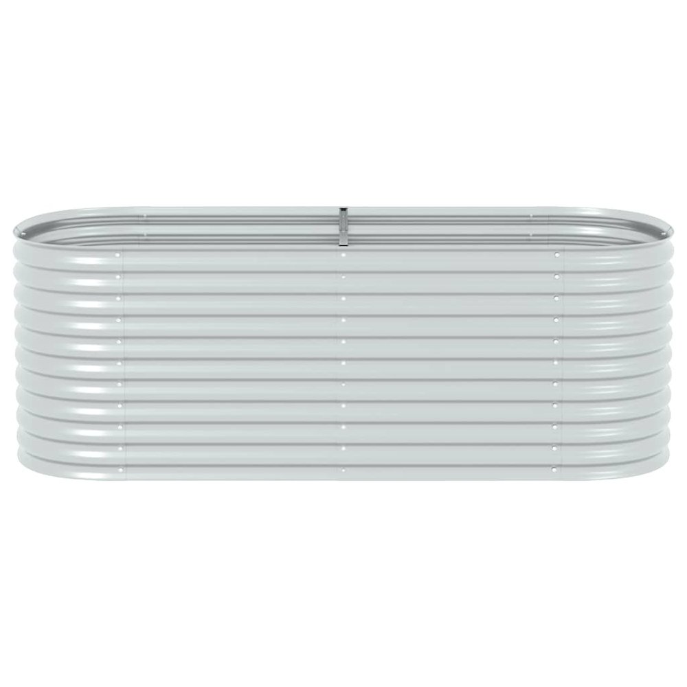 Garden Raised Bed Silver Galvanized steel Large Durable. Picture 6