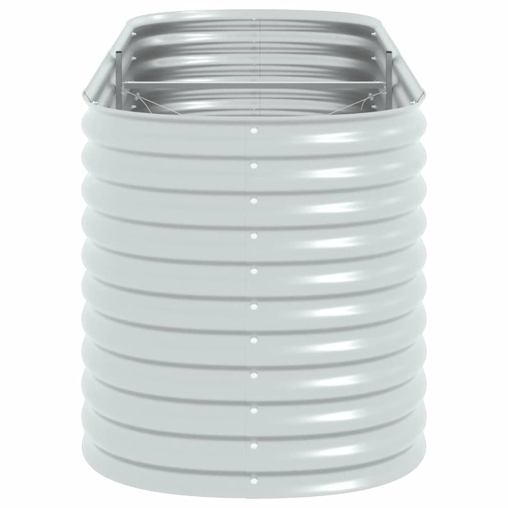 Garden Raised Bed Silver Galvanized steel Large Durable. Picture 7