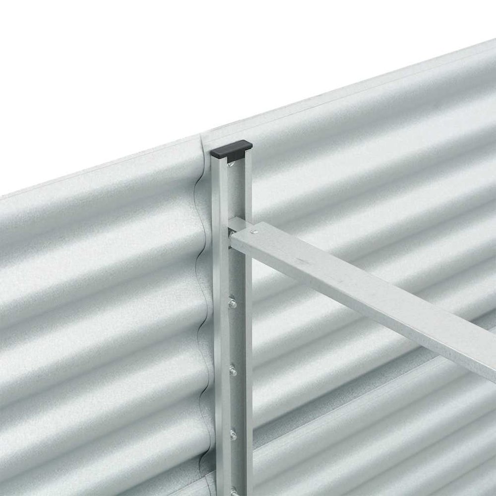 Garden Raised Bed Silver Galvanized steel Large Durable. Picture 8