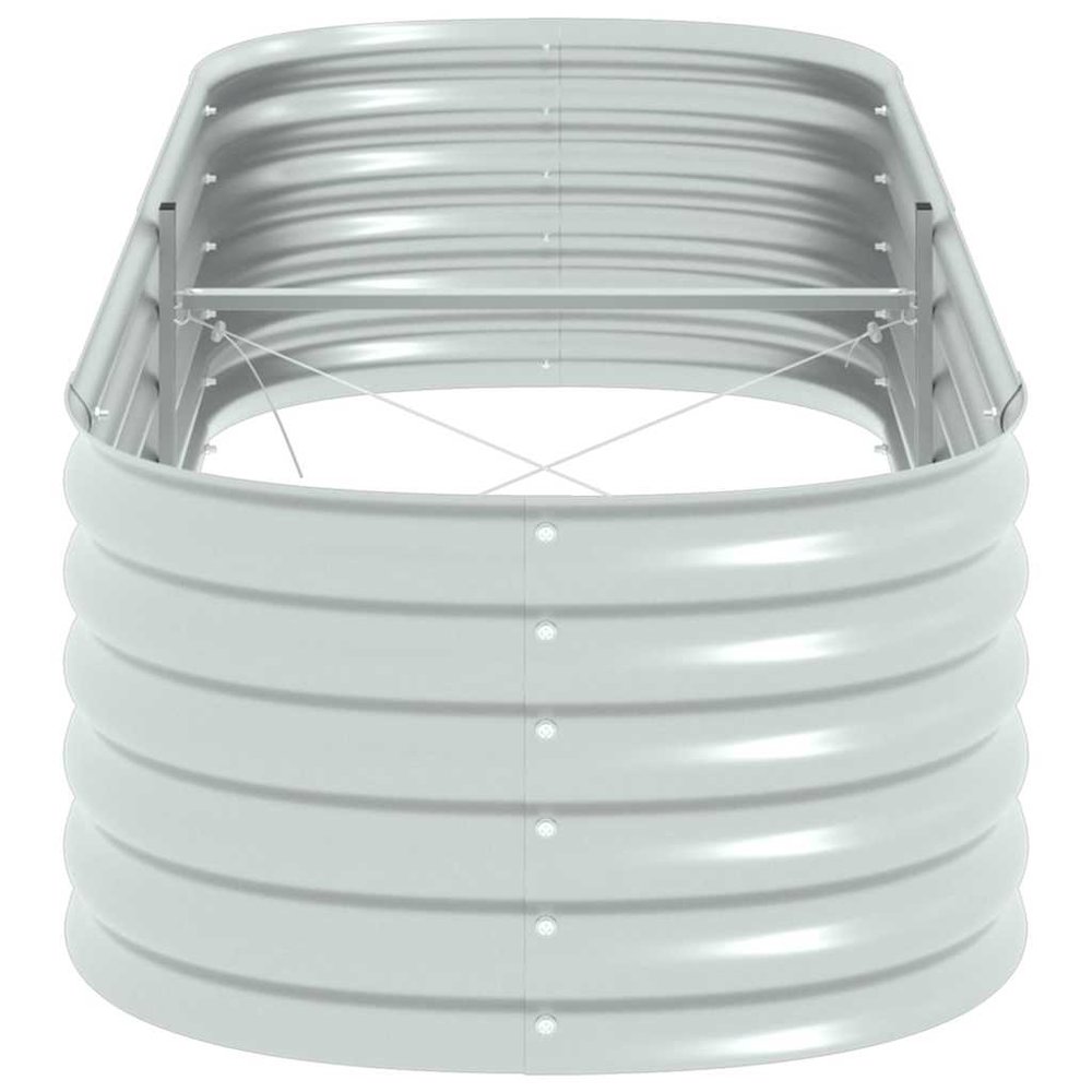 Garden Raised Bed Silver Galvanized Steel Large Durable. Picture 6