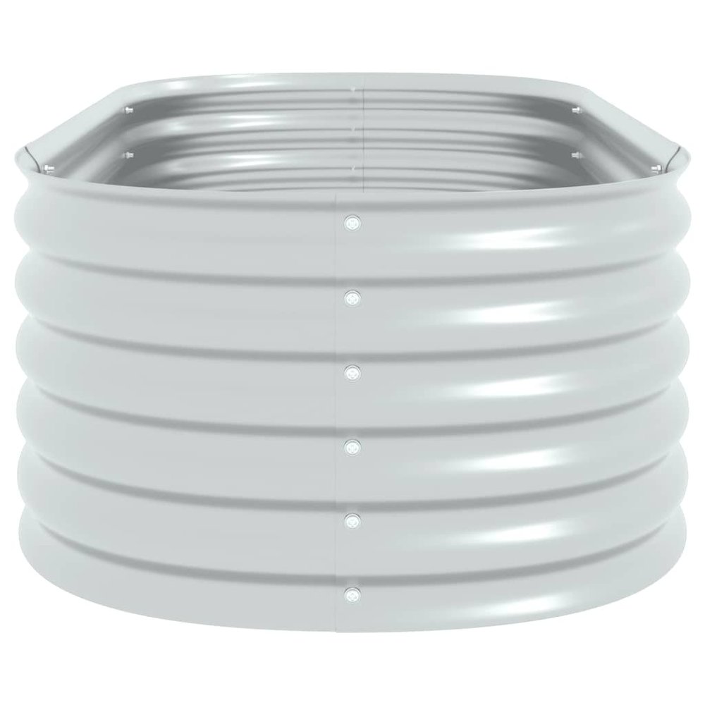 Garden Raised Bed Silver Galvanized steel Large Durable. Picture 6