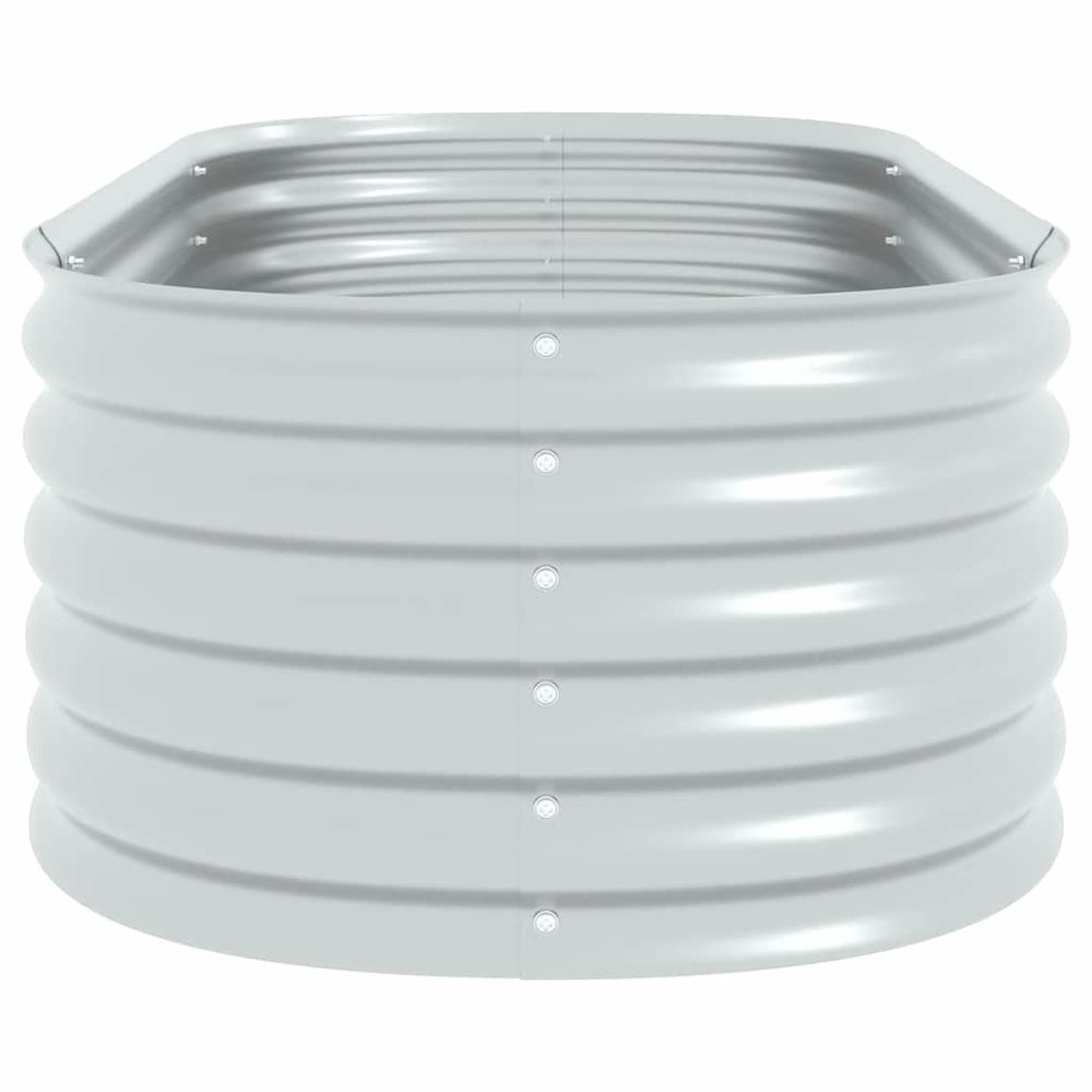 Garden Raised Bed Silver Galvanized steel Large Durable. Picture 7