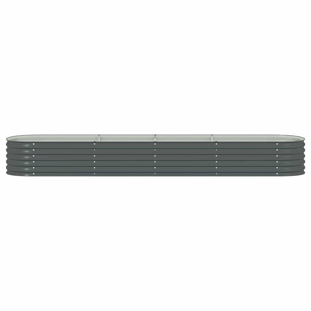 Garden Raised Bed Grey Galvanized Steel Extra Large Sturdy. Picture 6