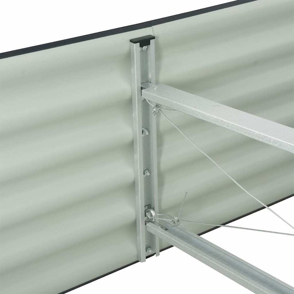Garden Raised Bed Grey Galvanized Steel Extra Large Sturdy. Picture 8