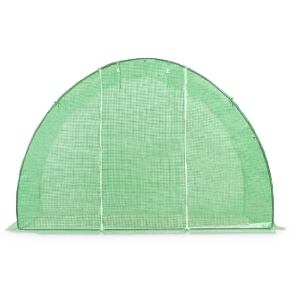 Greenhouse Green PE mesh fabric, Galvanized Steel 48.4 square feet. Picture 6