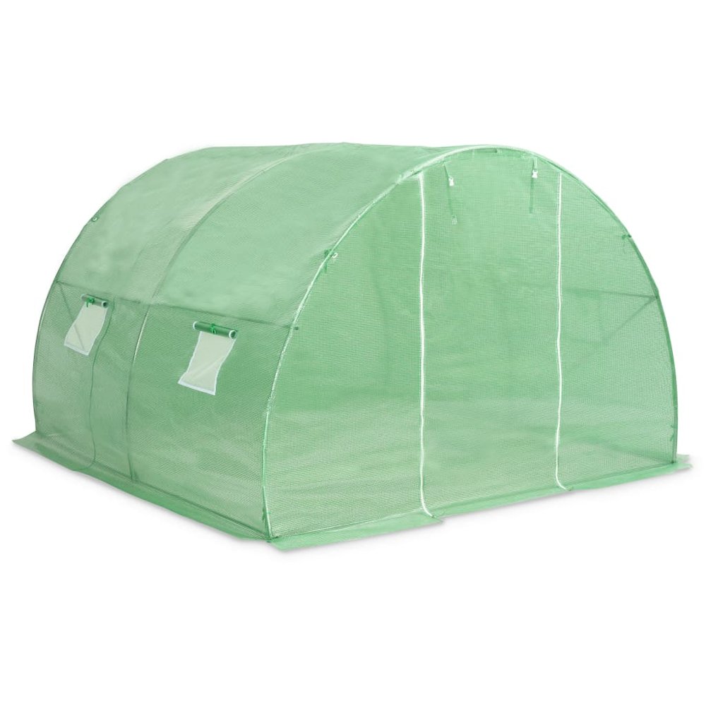 Greenhouse Green PE mesh fabric, galvanized steel Large. Picture 3