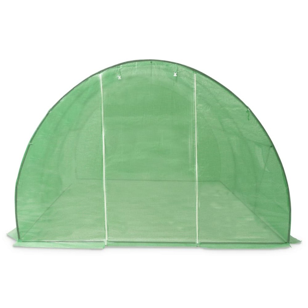 Greenhouse Green Polyethylene mesh fabric and galvanized steel. Picture 6