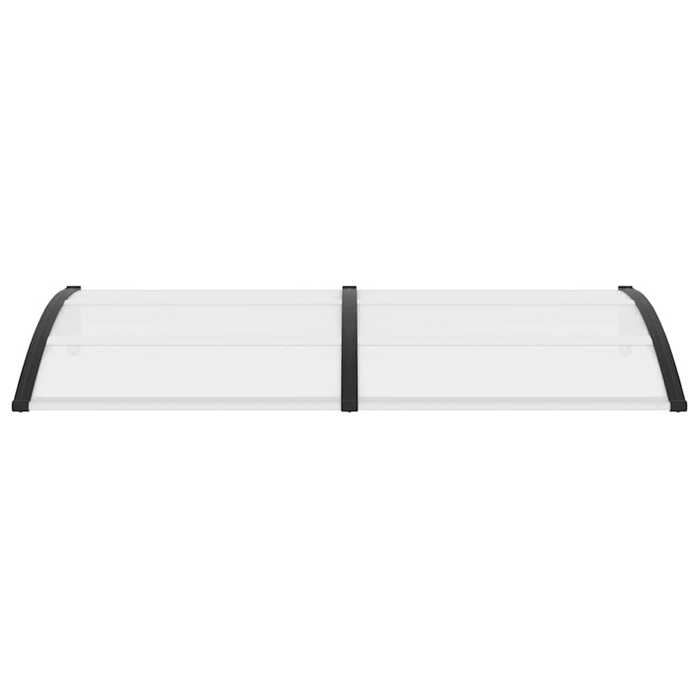 Door Canopy Black brackets, clear sheets Polycarbonate, ABS, Aluminum. Picture 5