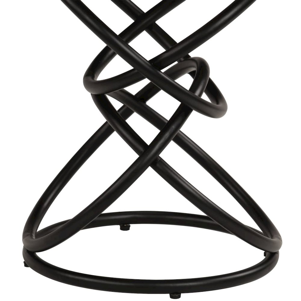 End Table Brown and Black Solid mango wood Medium Durable. Picture 8