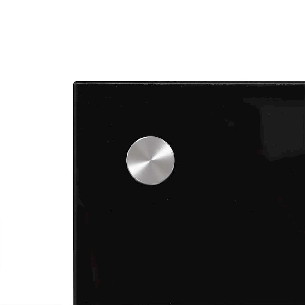 Kitchen Backsplash Black 35.4"x15.7" Tempered Glass. Picture 9