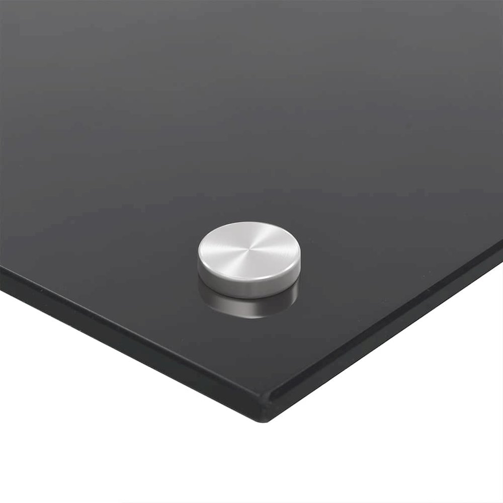 Kitchen Backsplash Black 35.4"x15.7" Tempered Glass. Picture 10