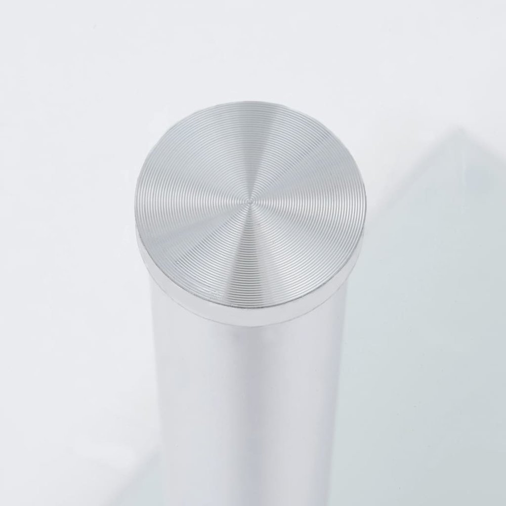 Side Table Transparent Tempered glass, stainless steel Small. Picture 4