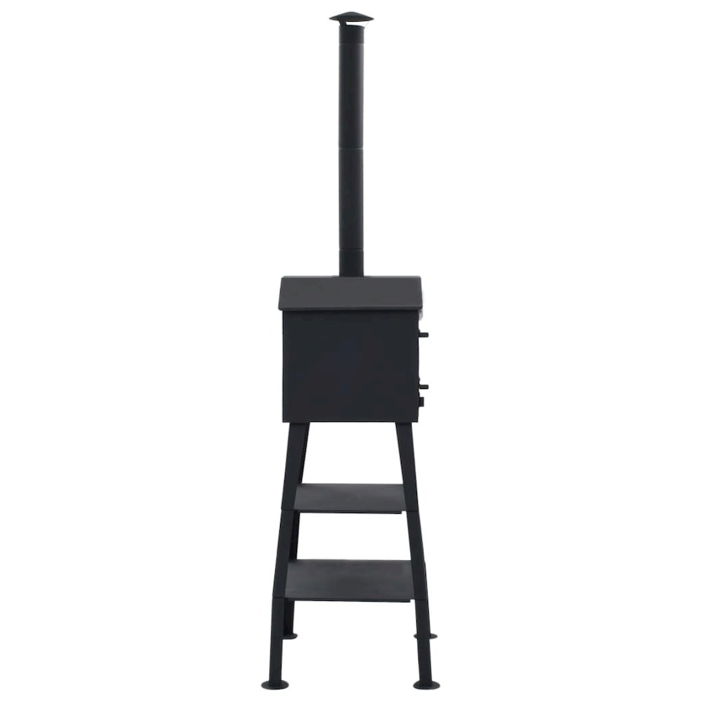 vidaXL Outdoor Pizza Oven Charcoal Fired with 2 Fireclay Stones, 40362. Picture 3