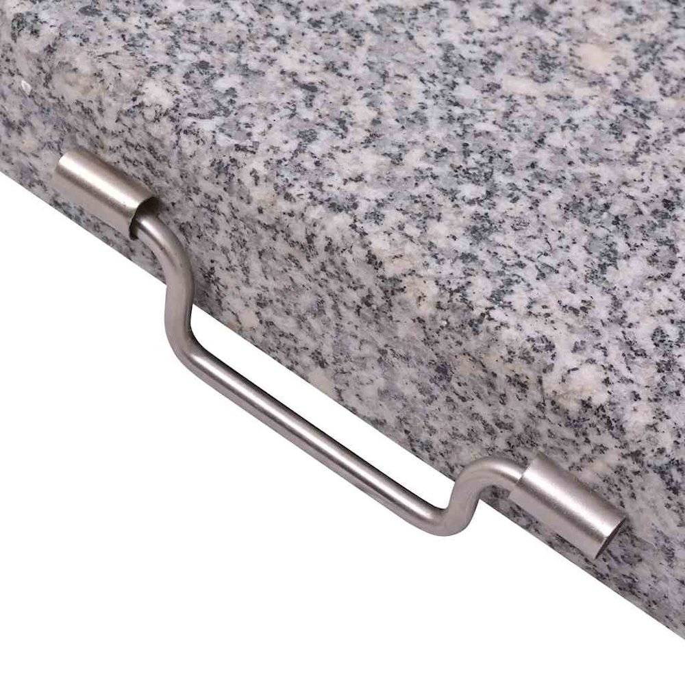 Umbrella Stand Grey Polished granite and stainless steel 17.7 in. Picture 6