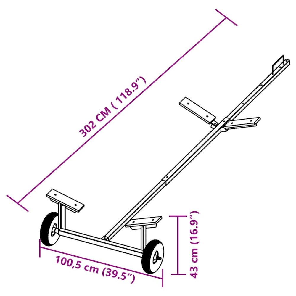 Boat Trailer - Load 352.74 lb. Picture 8