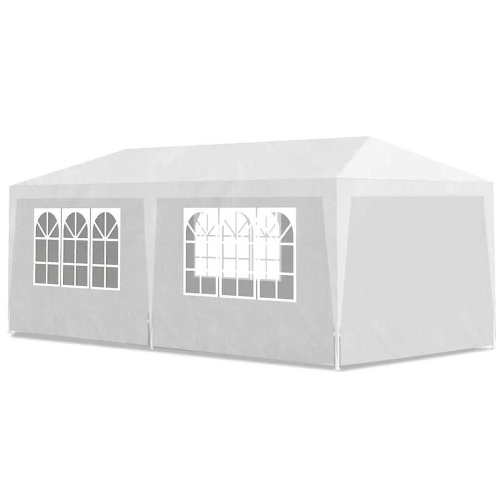 Party Tent White Polyethylene 9.8 x 19.7 ft Durable Party Tent. Picture 2