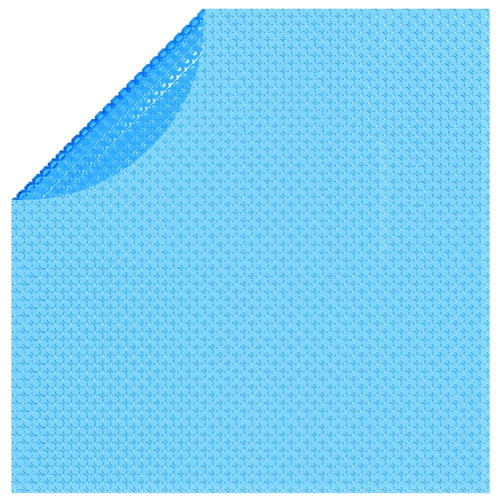 Pool Cover Blue Thick PE film with air chambers 150.4 in diameter. Picture 2