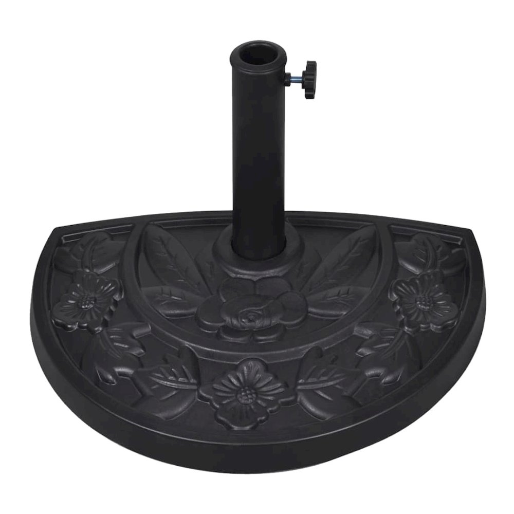 Parasol Base Black Resin, Steel Heavy duty Parasol Base. Picture 1