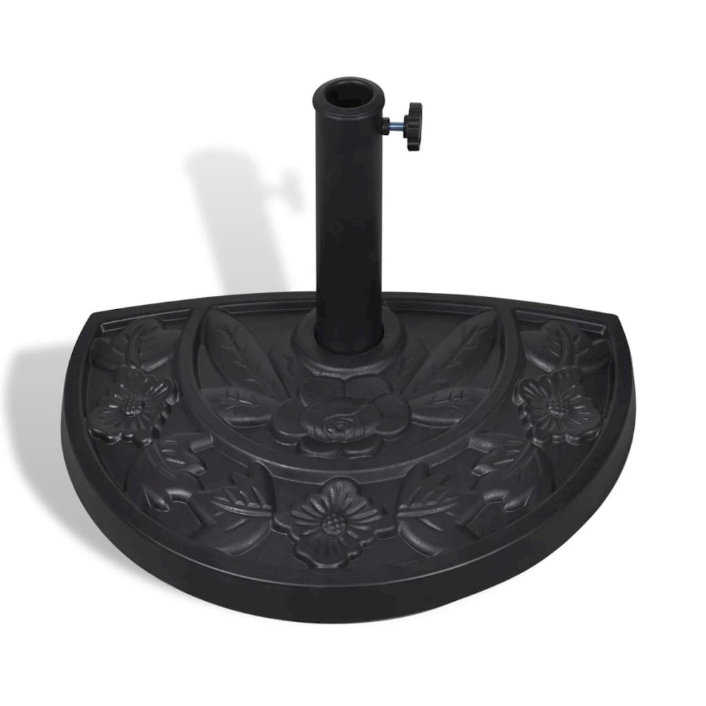 Parasol Base Black Resin, Steel Heavy duty Parasol Base. Picture 2