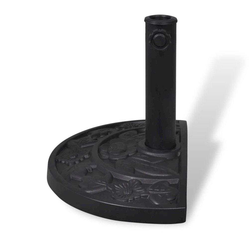 Parasol Base Black Resin, Steel Heavy duty Parasol Base. Picture 5