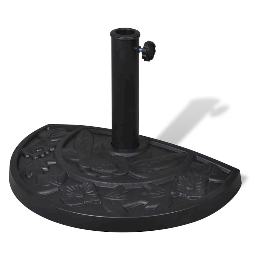 Parasol Base Black Resin, Steel Heavy duty Parasol Base. Picture 6