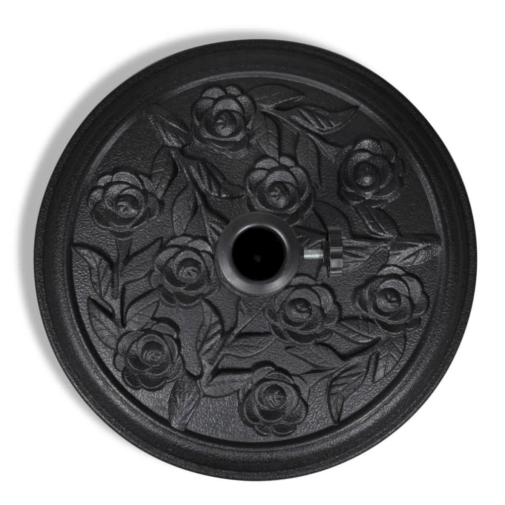 Parasol Base Black Resin Medium Heavy Weight Support. Picture 2