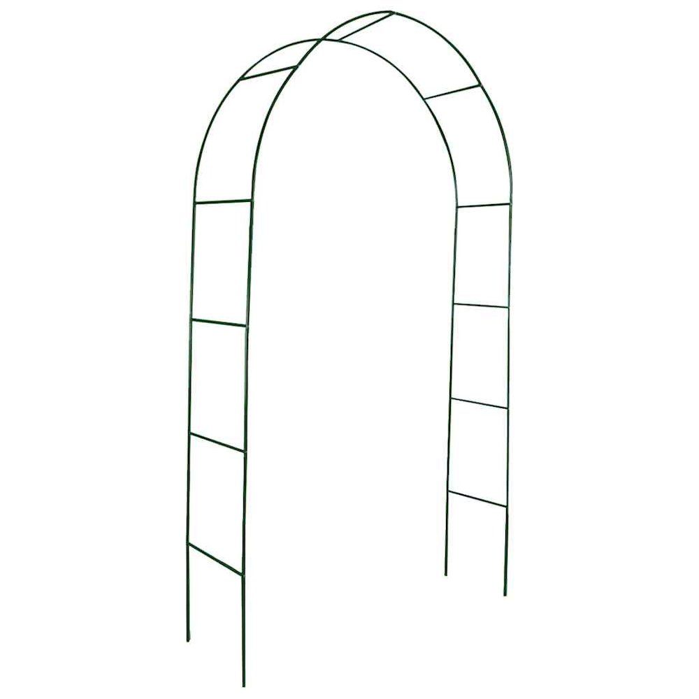 Garden Arch Dark Green Iron 2 pieces Durable Garden Arch. Picture 5